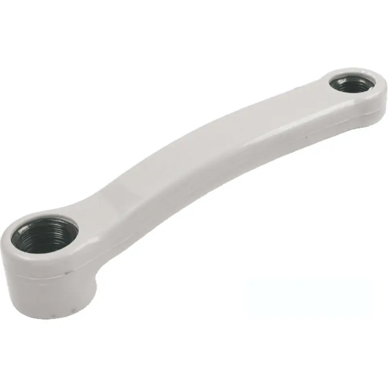Offerta Limitata PEDIVELLA SINISTRA ACCIAIO PERNO QUADRO PIEGATA - 150 MM, GRIGIO