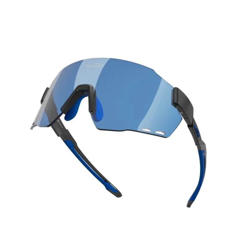 MAGICSHINE Occhiali bici Windbreaker nero/blu - lente blu Offerta Del Giorno