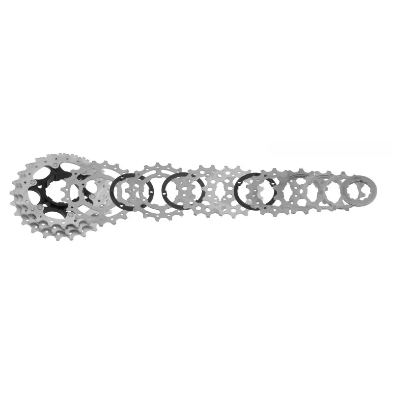 Offerta PACCO PIGNONI A CASSETTA RS 10V - 11-28 DENTI, ARGENTO, SH11