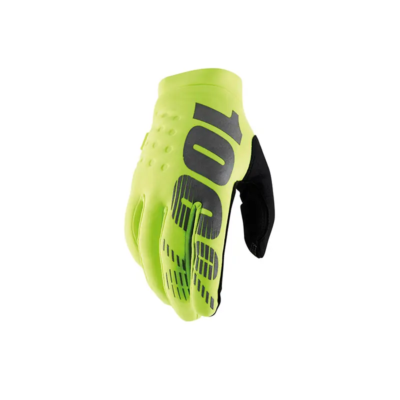 Novità GUANTI 100% BRISKER YOUTH FLUO YELLOW/BLACK (XL)
