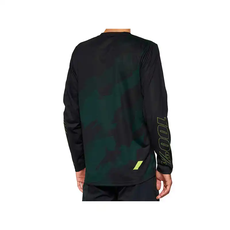 Direttamente Dal Produttore AIRMATIC LE Long Sleeve Jersey Black Camo - L