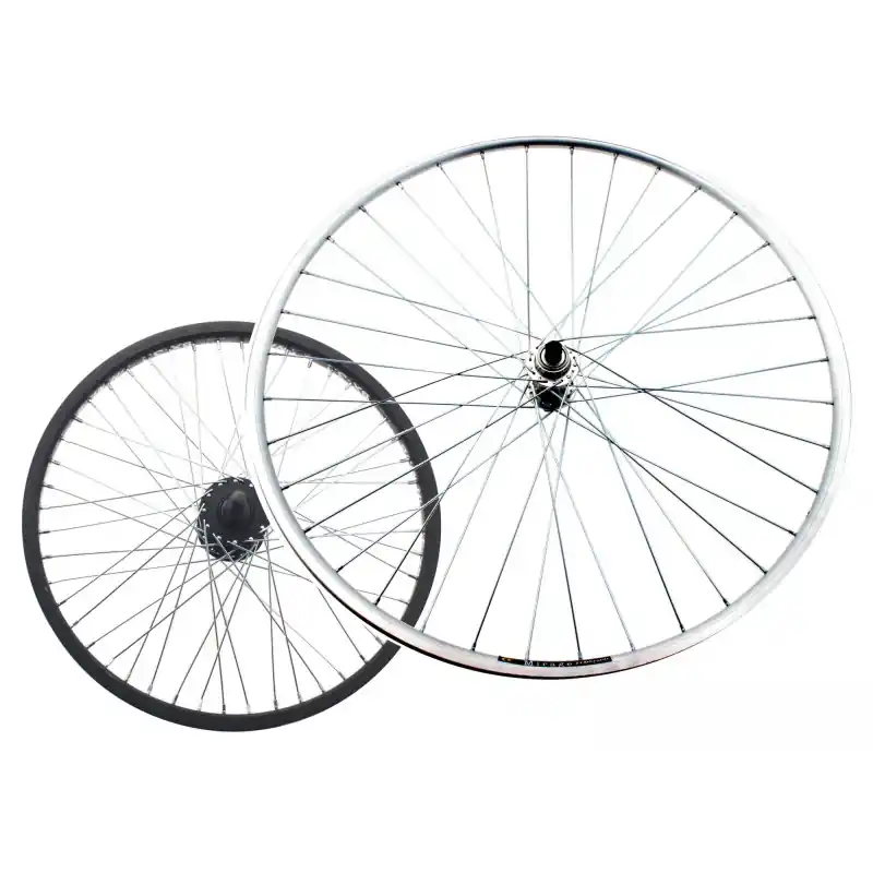 Offerta Lampo RUOTA POSTERIORE A FILETTO MTB / TOURING 20X1,75 - PERNO 3/8, SFERE, MOZZO ACCIAIO 5/6S, CERCHIO ALLUMINIO
