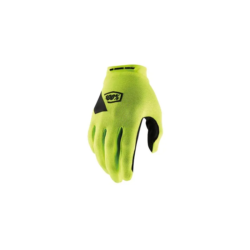 GUANTI 100% RIDECAMP FLUO YELLOW (XL) Prezzo Di Fabbrica