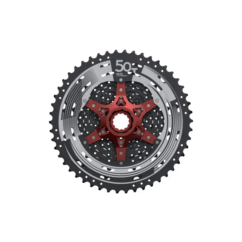 Consegna Rapida PACCO PIGNONI A CASSETTA SUPER LIGHT MX80 11V - 11-50 DENTI, NERO, SH11
