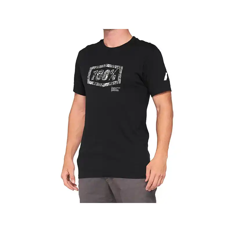 T-SHIRT 100% ESSENTIAL BLACK/SNAKE (TAGLIA L) Must-Have