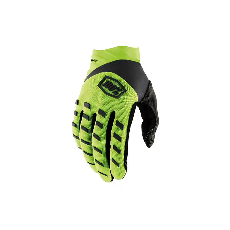 Promozione GUANTI 100% AIRMATIC YOUTH FLUO YELLOW/BLACK (L)