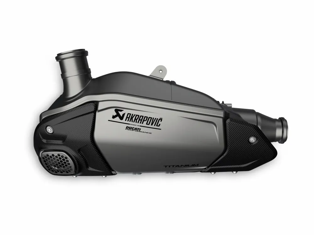TERMINALE AKRAPOVIC OMOLOGATO EU5 DUCATI PERFORMANCE DUCATI PANIGALE V4 / S 2025- Professionale