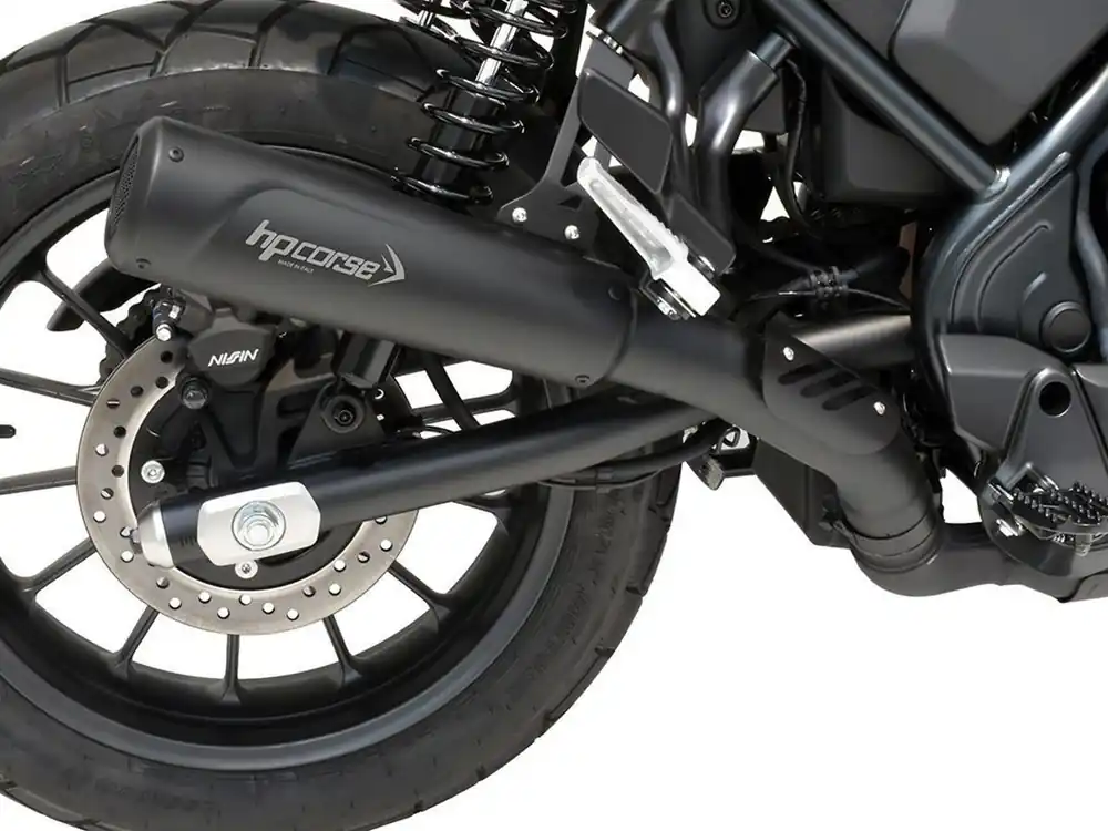 Quantità Limitata TERMINALE HYDROFORM RS 300 "SINGOLO BASSO" NERO HP CORSE HONDA CL 500 2023-2024-