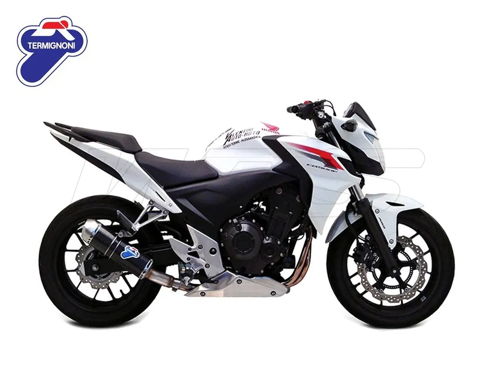 Nuova Collezione TERMINALE TERMIGNONI INOX CARBONIO HONDA CBR 500 R / CB 500-