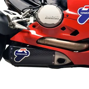 Professionale COPPIA TERMINALI TERMIGNONI CARBONIO TITANIO DUCATI PANIGALE 1299/1199/959/899-