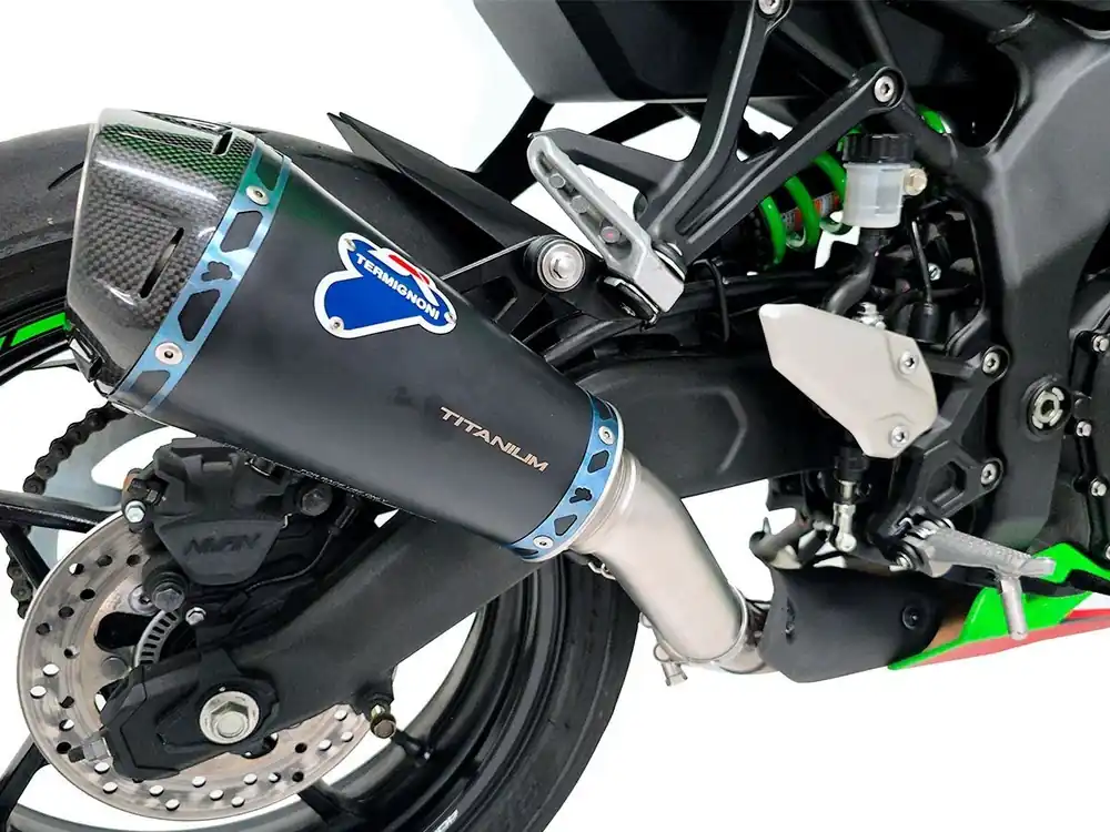 Nuova Collezione K093SO0640INC TERMINALE TITANIO NERO RELEVANCE CONICO TERMIGNONI KAWASAKI ZX-4RR 24-25-