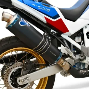 TERMINALE TITANIO NERO TERMIGNONI HONDA AFRICA TWIN 1100 2020-2023 EURO5- Pagamento Sicuro