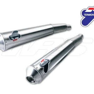 Subito Disponibile 96307507B COPPIA TERMINALI TERMIGNONI CONICI CROMATI DUCATI GT 1000 RACING-