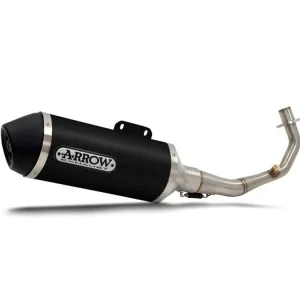 Professionale SILENZIATORE URBAN ARROW ALLUMINIO SCURO OMOLOGATO HONDA SH 150 2020-2022-