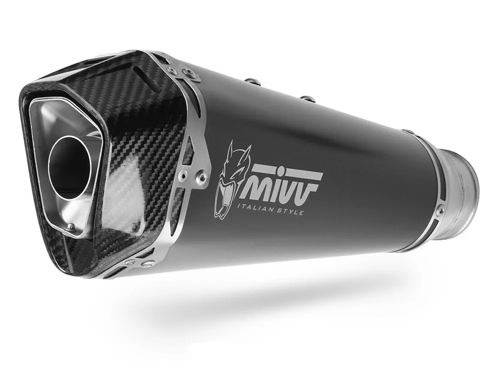 Nuova Collezione TERMINALE MIVV DELTA RACE ACCIAIO INOX NERO DUCATI SUPERSPORT 939 / S 2017-2020-