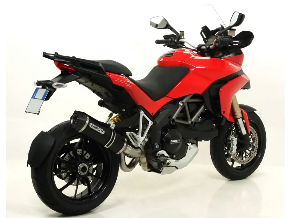 SILENZIATORE RACE TECH ARROW ALLUMINIO DARK DUCATI MULTISTRADA 1200 / S 2010-2014- Sconto