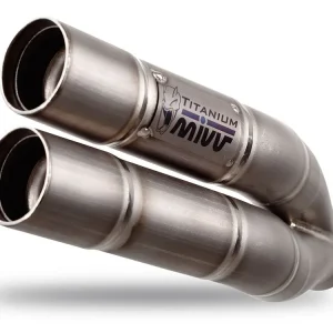 TERMINALE MIVV DOUBLE GUN TITANIO YAMAHA FZ8 / FAZER 8 2010-2016- Offerta Speciale
