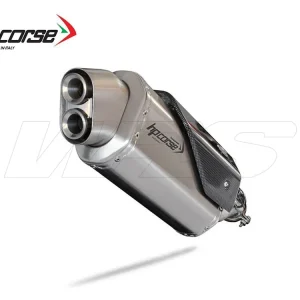TERMINALE 4-TRACK R SHORT HP CORSE ACCIAIO SATINATO KTM ADVENTURE 790 R RALLY 2019-2024- Must-Have