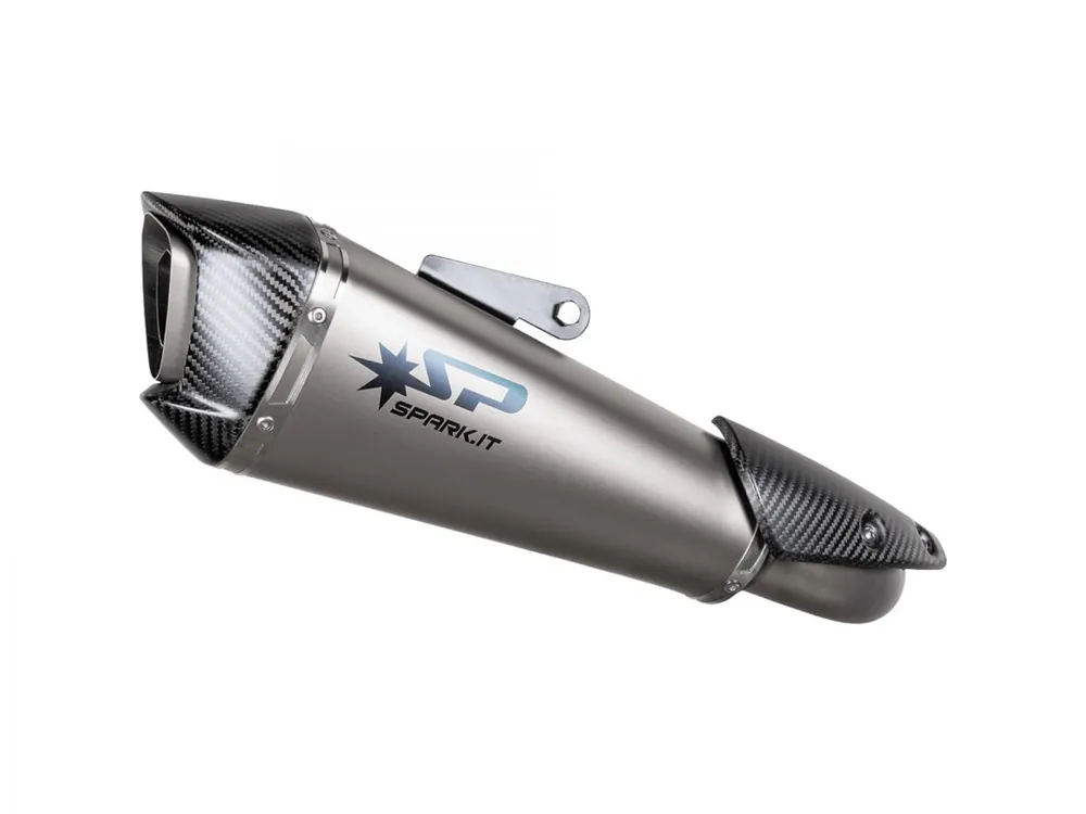 SILENZIATORE KONIX EVO INOX NERO SATINATO SPARK KTM DUKE 990 2024-2025- Pagamento Sicuro