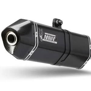 TERMINALE MIVV SPEED EDGE INOX NERO OMOLOGATO APRILIA TUAREG 660 2022-2024- Pagamento Sicuro