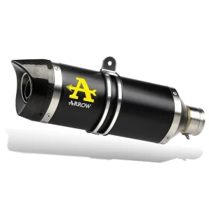 SILENZIATORE THUNDER ALLUMINIO DARK-CARBY ARROW OMOLOGATO YAMAHA MT-09 2021-2023- Vendita Finale