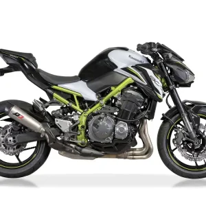 TERMINALE SLIP-ON TRI-CONE EURO4 TITANIO QD EXHAUST KAWASAKI Z 900 2017-2021- Novità