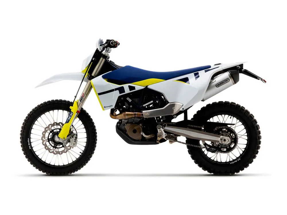 TERMINALE RACE-TECH ARROW ALLUMINIO CARBONIO OMOLOG. HUSQVARNA 701 ENDURO 2021-2024- Offerta Limitata