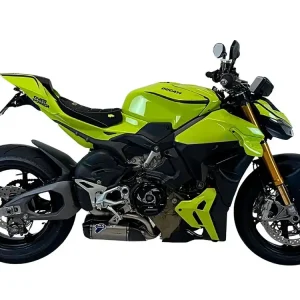 Esclusivo KIT SILENZIATORI SOTTOPANCIA TITANIO + UPMAP TERMIGNONI DUCATI STREETFIGHTER V4 / S 2025-