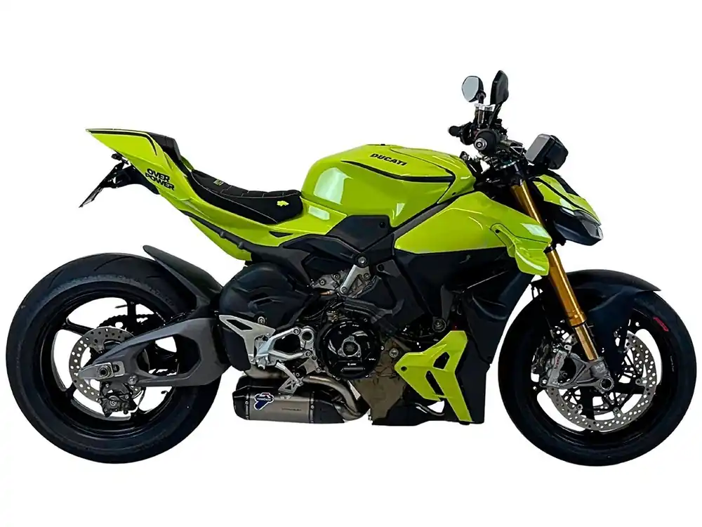 Esclusivo KIT SILENZIATORI SOTTOPANCIA TITANIO + UPMAP TERMIGNONI DUCATI STREETFIGHTER V4 / S 2025-
