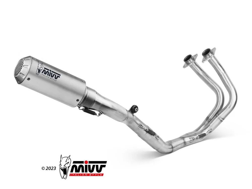 Must-Have SCARICO COMPLETO MIVV POWER STEEL MK3 ACCIAIO INOX YAMAHA YZF R3 2015-2024-