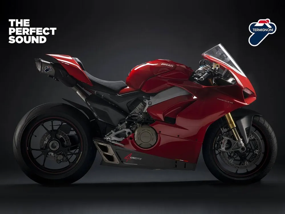 SCARICO COMPLETO TERMIGNONI 4 USCITE TITANIO DUCATI PANIGALE V4 / S 2018-2024- Spedito Oggi