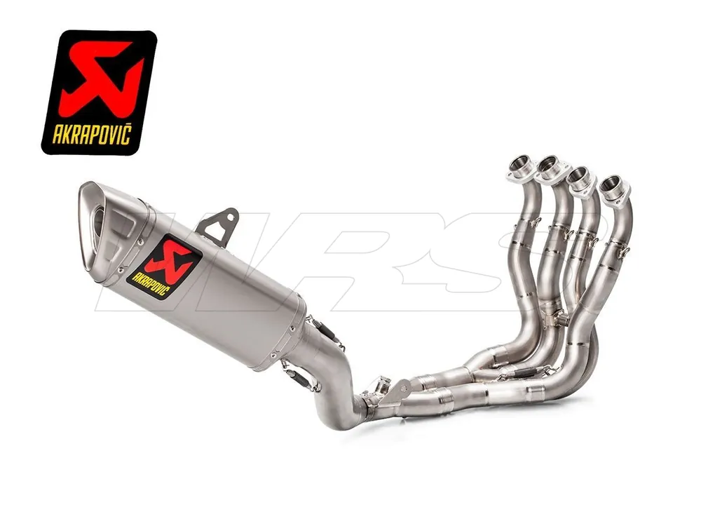 Professionale SCARICO COMPLETO AKRAPOVIC FULL TITANIO SUZUKI GSX-R 1000 2017-2025-