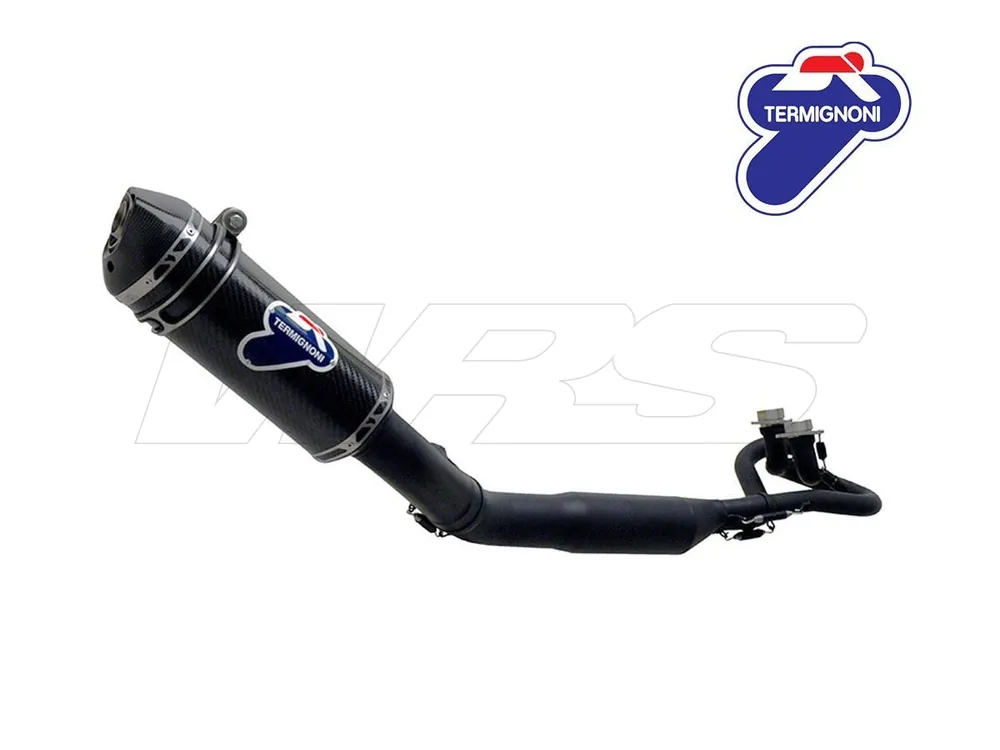 SCARICO COMPLETO TERMIGNONI CARBONIO NERO YAMAHA T MAX 530 2012-2016 CATALIZZATO- Promozione Esclusiva
