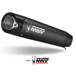 IMPIANTO COMPLETO X-M5 MIVV INOX NERO SUZUKI GSX-8S 2022-2024- Promozione Esclusiva