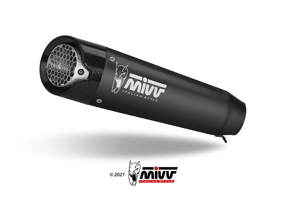 IMPIANTO COMPLETO X-M5 MIVV INOX NERO SUZUKI GSX-8S 2022-2024- Promozione Esclusiva