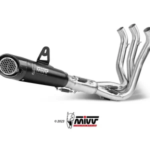 Sconto IMPIANTO COMPLETO MIVV X-M5 ACCIAIO INOX NERO TRIUMPH TRIDENT 660 2021-2024-