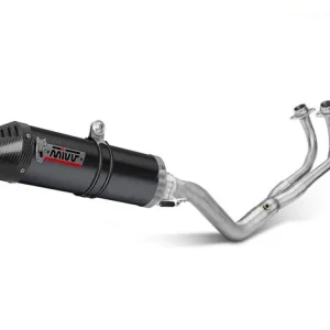 SCARICO COMPLETO MIVV OVAL INOX NERO  KYMCO AK550 2017-2020- Prezzo Basso