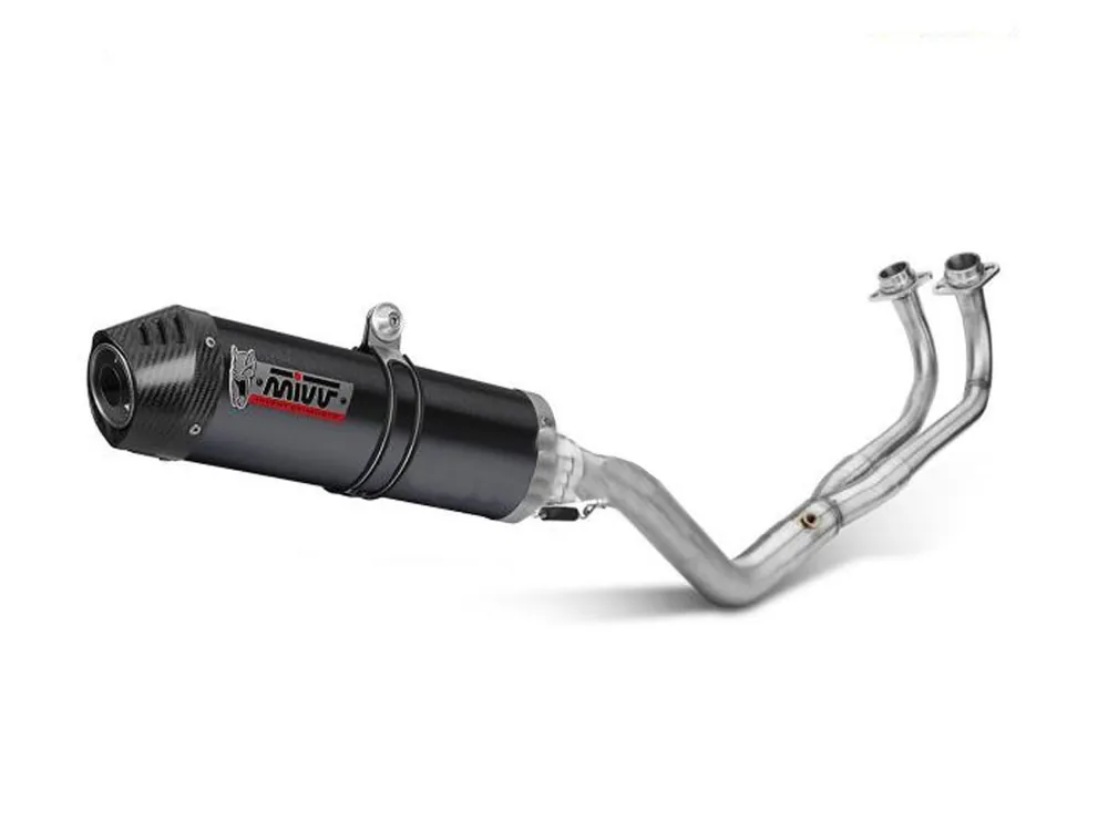 SCARICO COMPLETO MIVV OVAL INOX NERO KYMCO AK550 2017-2020- Prezzo Basso