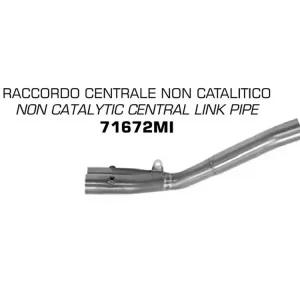 Prezzo Scontato RACCORDO RACING ACCIAIO INOX ARROW YAMAHA YZF R1 / M 2020-2024-