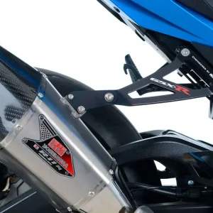 Compra Online STAFFA SUPPORTO SCARICO + PIASTRA PEDANE POST R&G SUZUKI GSX-R 1000 / R 2017-2022-