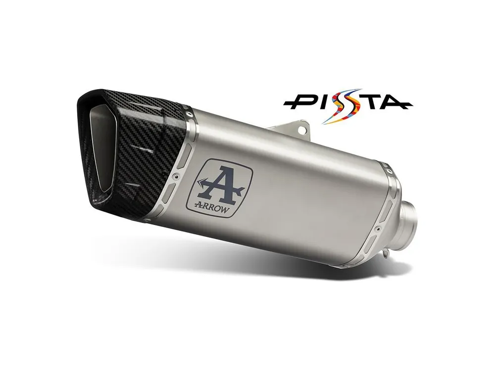 Spedizione Gratuita SILENZIATORE "PISTA" ARROW TITANIO-INOX EU5 APRILIA TUONO V4 1100 2021-2025-