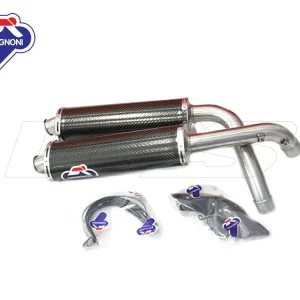 Non Perdere SCARICHI TERMINALI OVALI 45 CARBONIO + PARACALORE TERMIGNONI DUCATI 748/916/996/998-