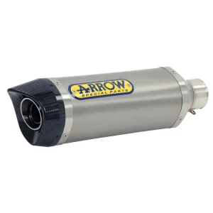 SILENZIATORE THUNDER TITANIO CARBONIO PER COLLETTORE ARROW YAMAHA R6 2008-2011- Consegna Rapida