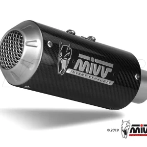 TERMINALE MIVV MK3 CARBONIO LUCIDO DUCATI MONSTER 1200 2017-2020- Nuova Collezione
