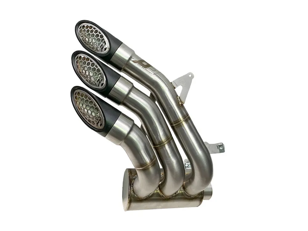 Ultime Pezzi TERMINALE POWER GUN SILVER QD EXHAUST MV AGUSTA RIVALE 800 2013-2018-