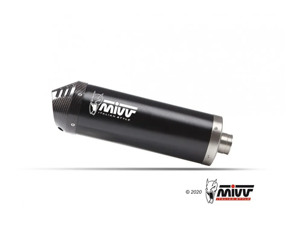Prezzo Ridotto TERMINALE MIVV OVAL INOX NERO CARBONIO DUCATI MULTISTRADA V4 / S 2025-2026-