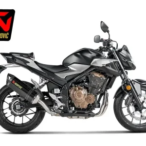 Di Tendenza TERMINALE SCARICO AKRAPOVIC CARBONIO HONDA CB 500 X 2016-2024 OMOLOGATO-