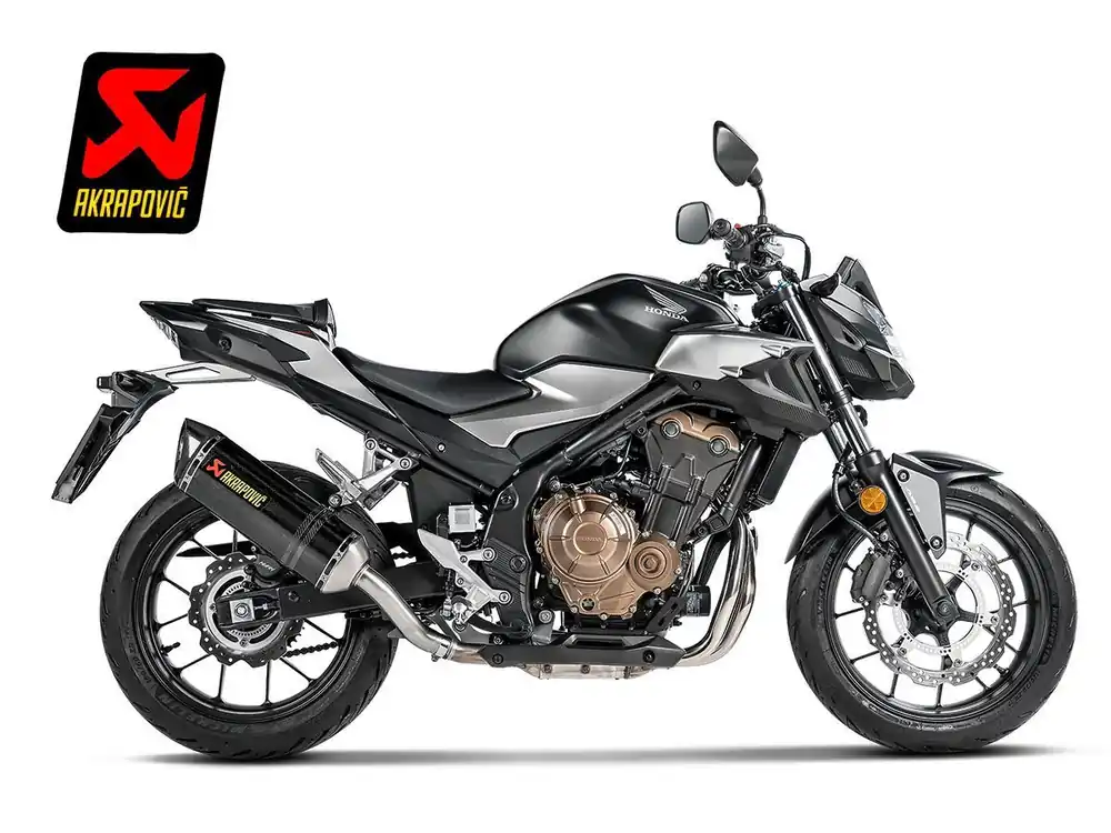 Di Tendenza TERMINALE SCARICO AKRAPOVIC CARBONIO HONDA CB 500 X 2016-2024 OMOLOGATO-