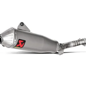 Ultimissimo Modello TERMINALE AKRAPOVIC TITANIO YAMAHA YZ 450 F 2014-17 NON OMOLOGATO-