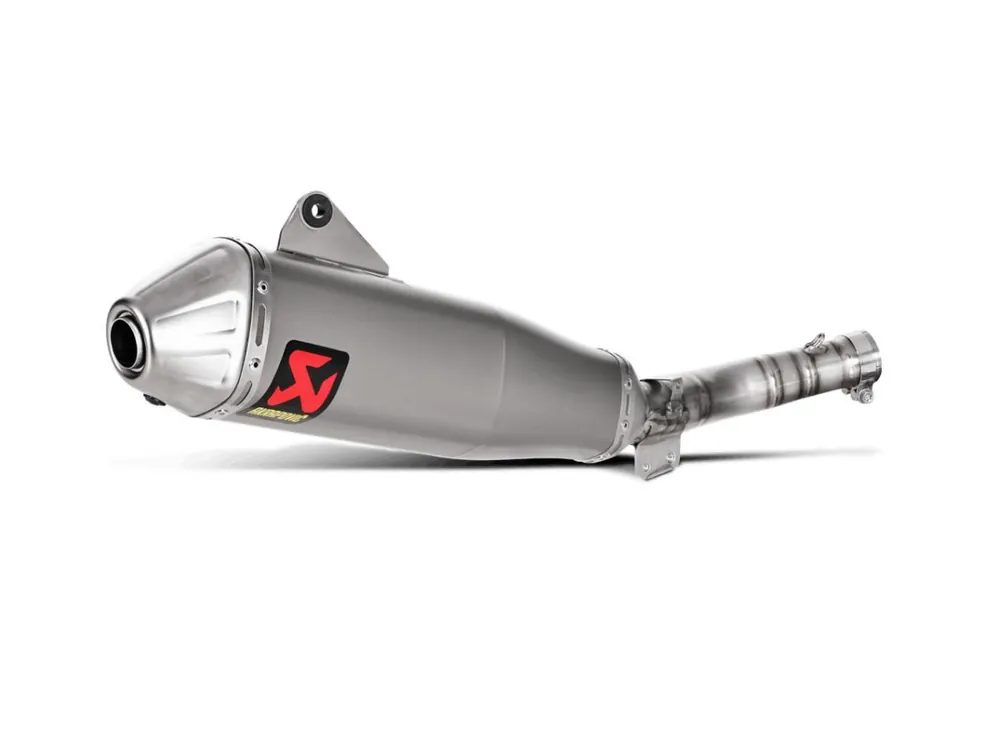 Ultimissimo Modello TERMINALE AKRAPOVIC TITANIO YAMAHA YZ 450 F 2014-17 NON OMOLOGATO-